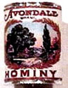 Dollhouse Miniature Avondale Hominy (1Lb Can)